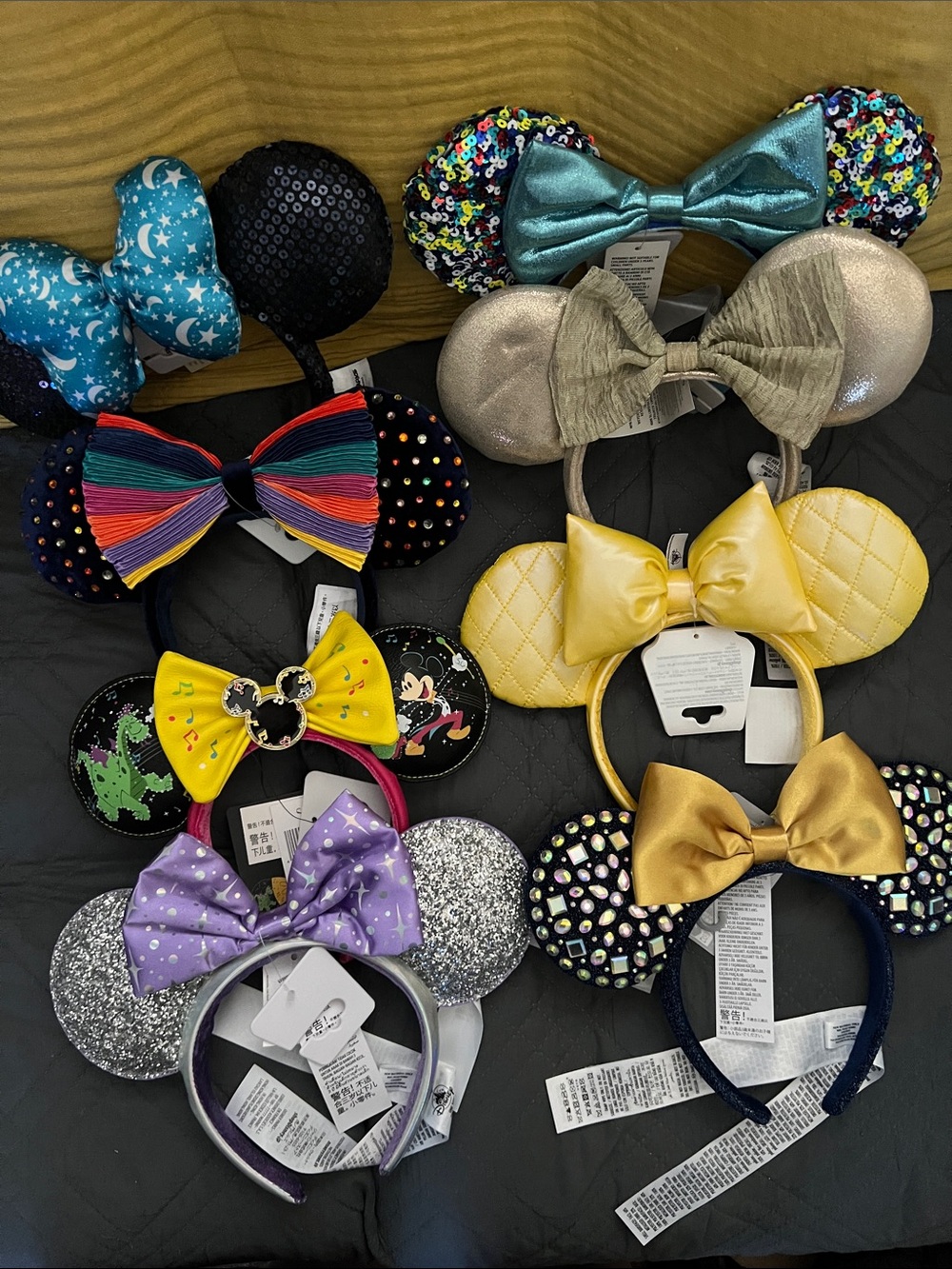 Disney Minnie Ear Headbands 8 NWT